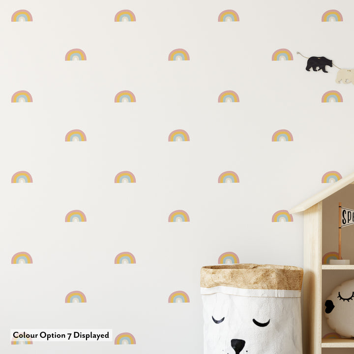 Mural Rainbow Pattern Wall Decal