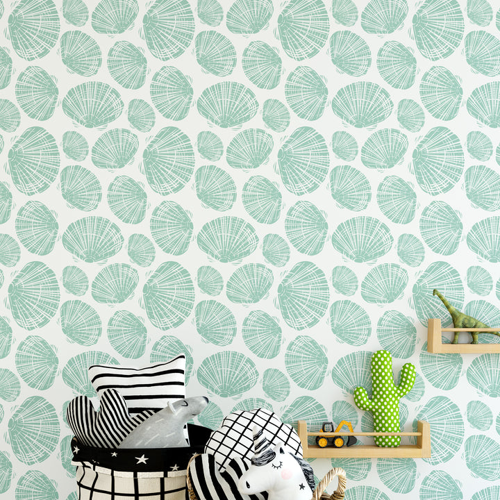 Seashell Nursery Wallpaper