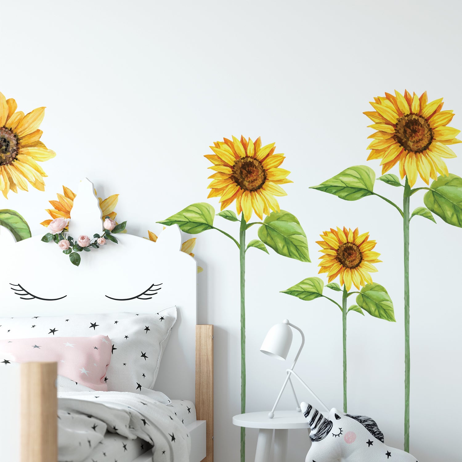 Sunflower Wall Sticker Pack – Red Panda Wall Stickers